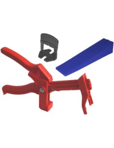 KIT NIVELADOR TWO LEVEL 2,0mm. (100 BASES  + 100 CUÑAS + 1 PINZA)