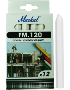 CERA TRADES-MARKER INDUSTRIAL CRAYON FM120 BLANCO