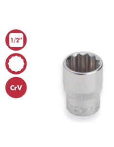 LLAVE VASO 1/2" 21mm. (12C.)