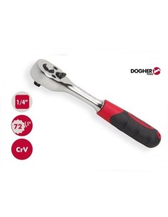 LLAVE CARRACA DOGHER 1/4" (72d.)