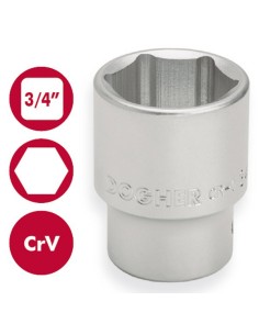 LLAVE VASO 3/4" 38mm. (6C.)