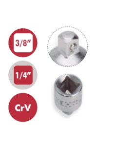 ADAPTADOR LLAVE VASO (REDUCCION) H3/8"-M1/4"