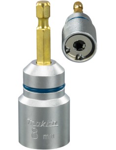 LLAVE VASO 1/4" MAKITA VARILLA ROSCADA M08