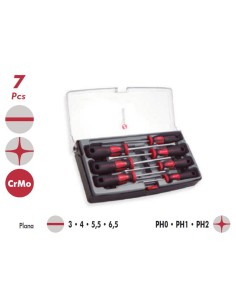 JGO. DESTORNILLADOR DOGHER C/ESTUCHE PLASTICO 7p.