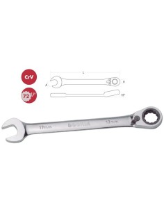 LLAVE COMBINADA CARRACA DOGHER 12mm.