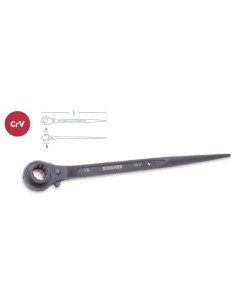 LLAVE CARRACA ANDAMIO DOGHER 19-22mm. 320mm.