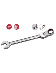 LLAVE COMBINADA DOGHER CARRACA FLEXIBLE 17mm.