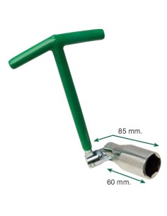 LLAVE BUJIA DOBLE ARTICULACION 16-250mm.