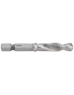 BROCA MACHO AVELLANADOR 1/4" IMPACTO (1614) M08x57mm. (P1,25/ 9,10mm.)