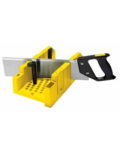 CORTA INGLETES PLASTICO STANLEY C/SERRUCHO 250mm. (1-20-600)