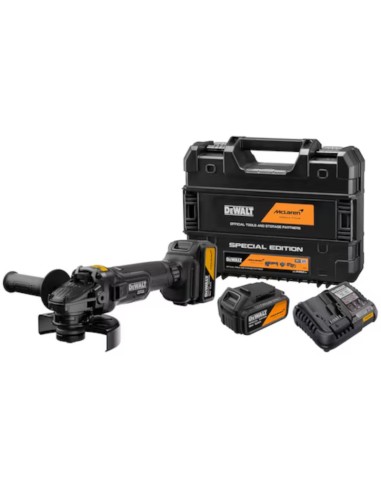 AMOLADORA DEWALT MCLAREN DCG45MP2T 18,0v. 5,0Ah. 125mm.