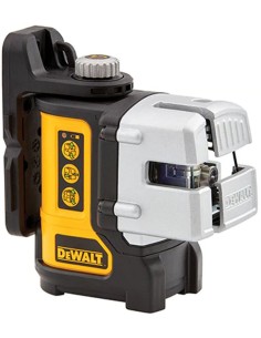 NIVEL LASER DEWALT DW089CG CRUZ VERDE + LATERAL VERTICAL 90º (PILAS)