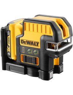 NIVEL LASER DEWALT DCE0825D1G AUTONIVELANTE LINEAS CRUZ + 5 PUNTOS VERDE 12,0v. 2,0Ah.