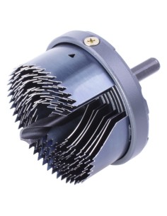 JGO. BROCAS CORONA WOLFCRAFT STANDARD LAMINAS (25,32,38,45,50,56,62/PROFUNDIDAD 23mm.) 7p.