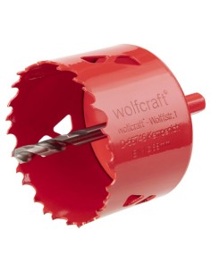 BROCA CORONA WOLFCRAFT BIMETALICA C/SOPORTE  32mm.