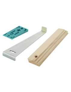 KIT COLOCACION SUELOS LAMINADOS WOLFCRAFT 2p. + 20 CUÑAS