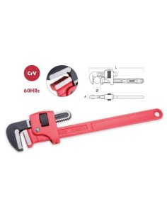 LLAVE GRIFA DOGHER FORJADA PROF. 18" - 450mm.