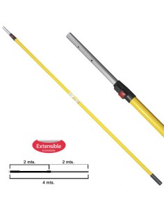 MANGO SERRUCHO EXTENSIBLE SAMURAI METAL 2,00m.