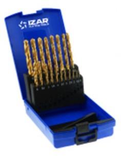 JGO. BROCAS HIERRO HSS TITANIO (1010/1466/27132) 1-10mm.(19p./0,5mm.)