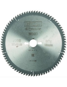 DISCO WIDIA MADERA 260x30 (80d.) TCG -5º DEWALT DT4280