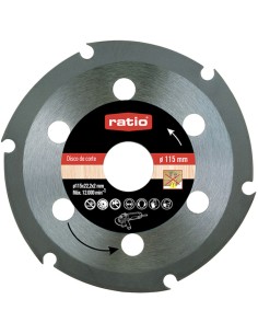 DISCO MADERA AMOLADORA 115mm.