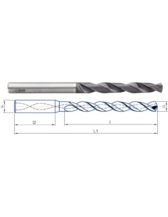 BROCA INTEGRAL METAL DURO DIN6537L (8415/17384) REFRIGERACION INTERIOR HA-ALTIN 16,00x83x133mm.