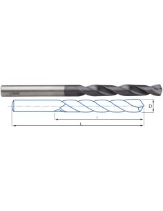BROCA METAL DURO GRAN RENDIMIENTO CNC 5XD ALTIN DIN 6537L (8405/68751)  4,30x36x 74mm.