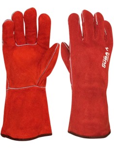 GUANTE SOLDADOR JUBA SERRAJE ROJO 408BC T10-XL