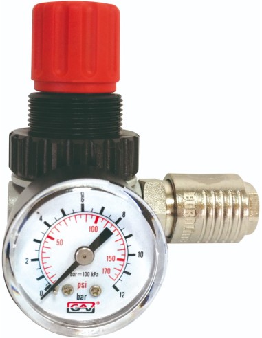 REGULADOR COMPRESOR AIRE 1/4" C/MANOMETRO