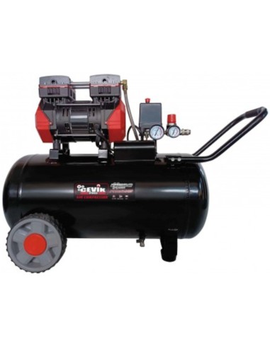 COMPRESOR AIRE SILENCIOSO CA-PRO52XS SILENT 50l. (2,0cv./8bar./230l./m./230v.)